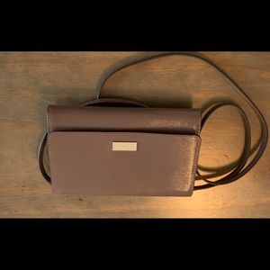 NWT Kate Spade Clutch/Crossbody in Taupe